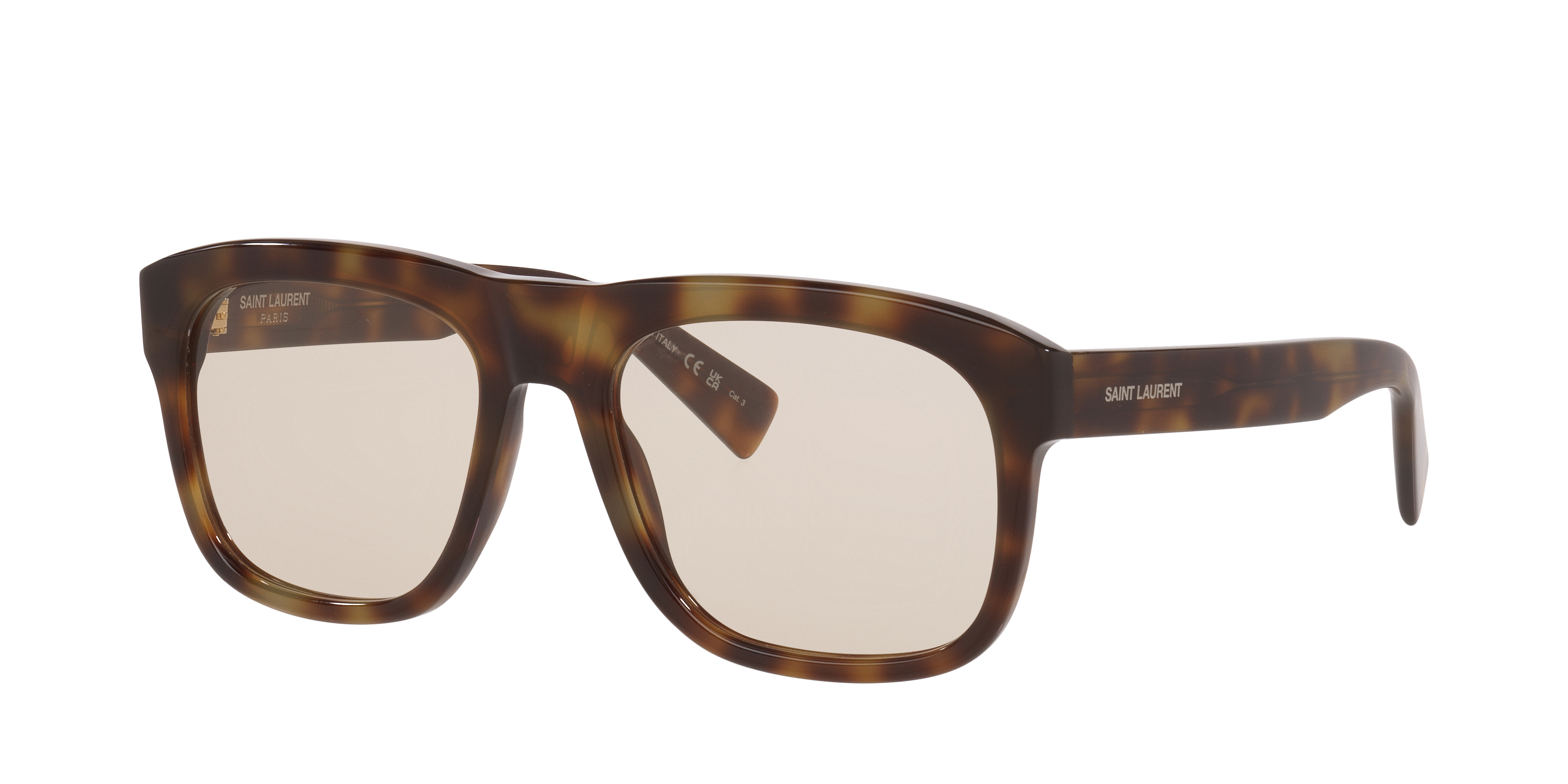 Saint Laurent SL 558 L (57 - 19) with Brown lenses and Tortoise