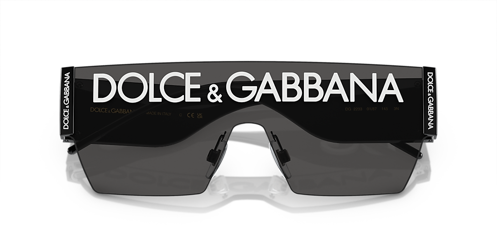 Dolce&Gabbana DG2233 XXL (0 - 143) with Grey lenses and Black