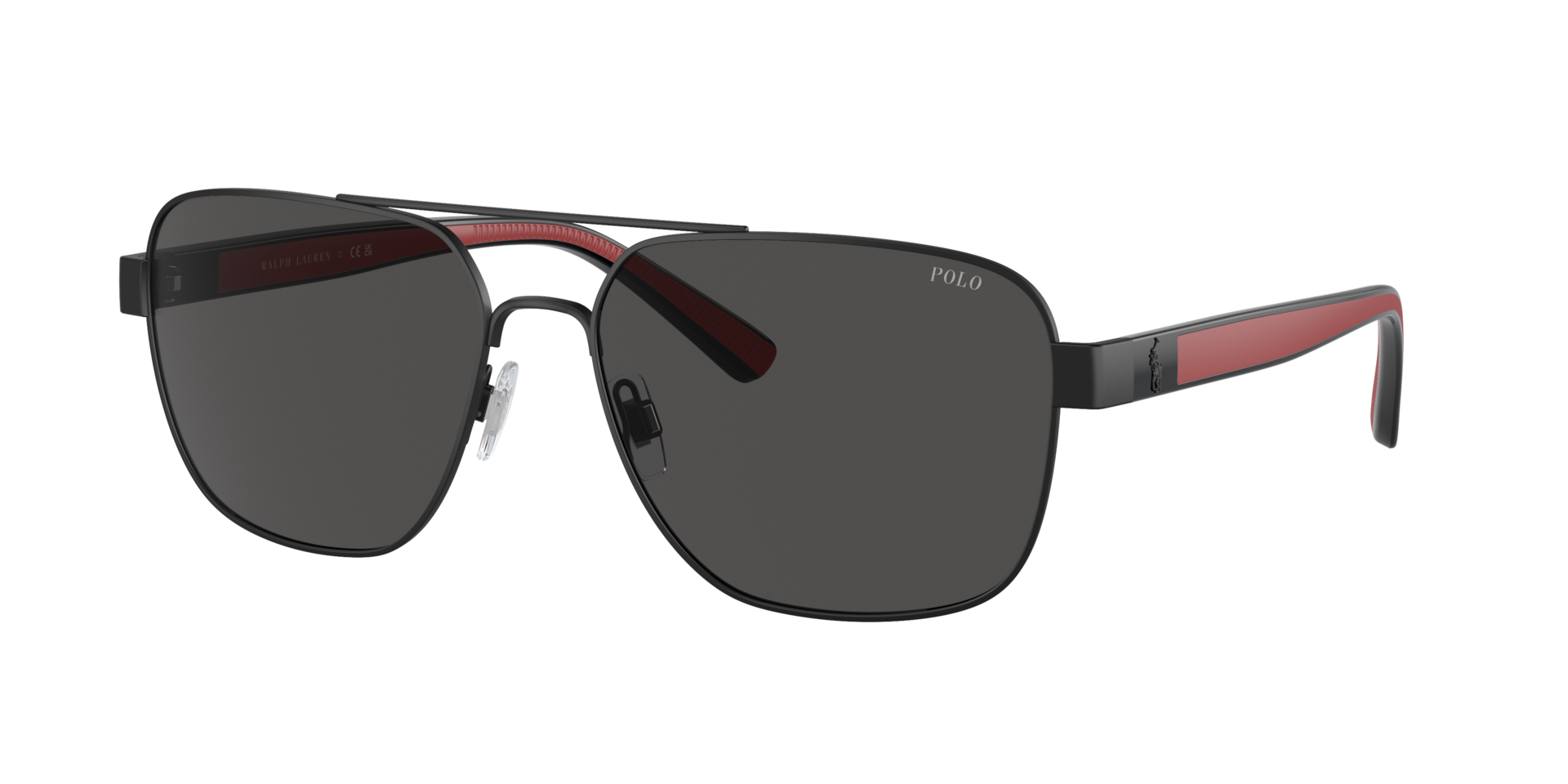 Polo Ralph Lauren Man Sunglass PH3154 -  Frame color: Matte Black, Lens color: Dark Grey