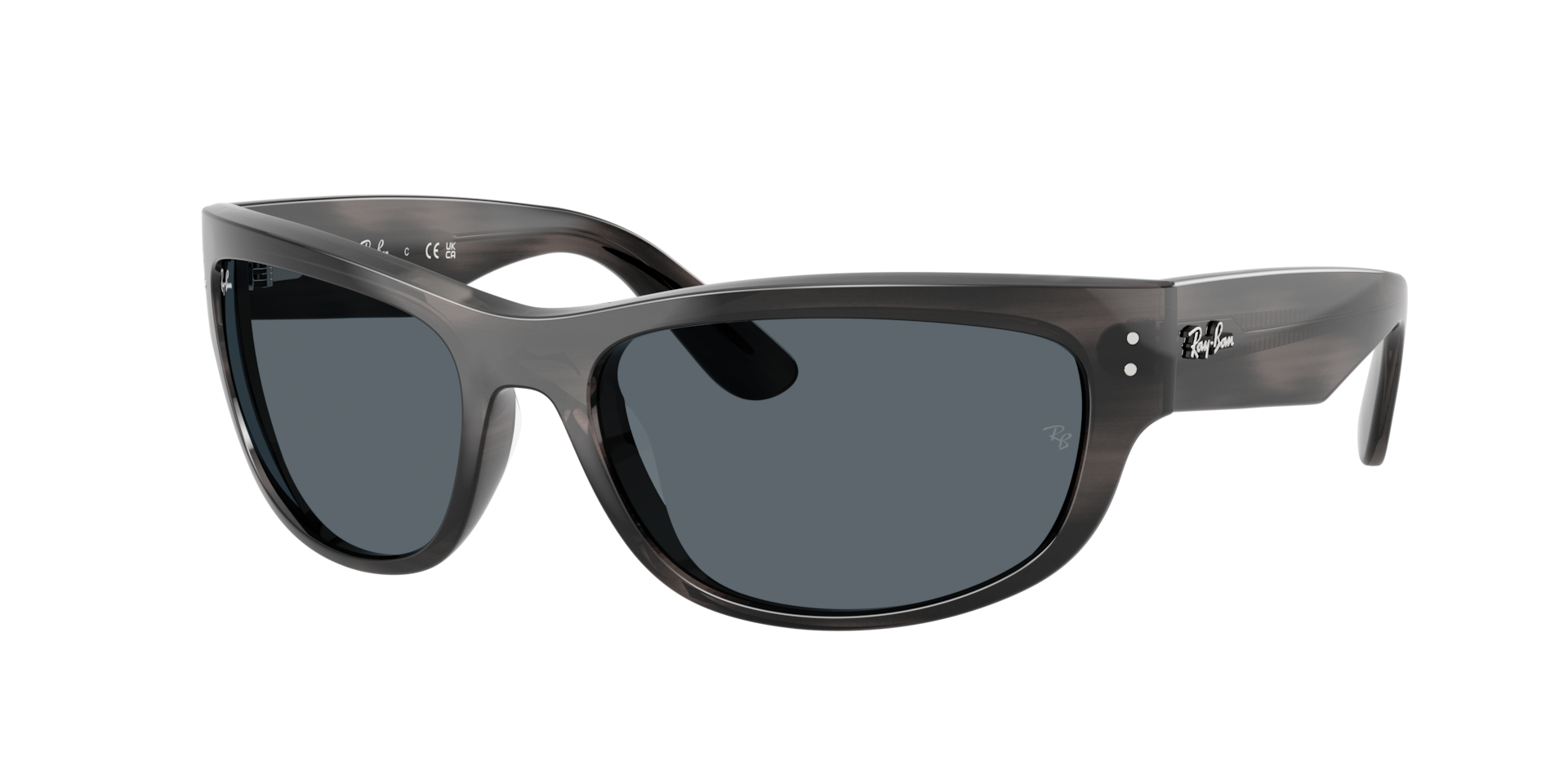 Ray-Ban Mega Balorama XL (63 - 19) with Blue lenses and Grey frame