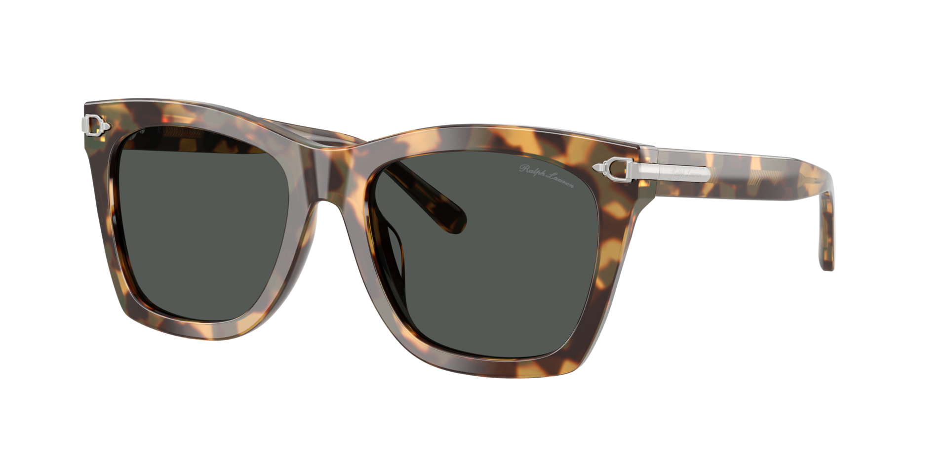 Ralph Lauren Mujer Gris Sunglass Rl8235u - Color Del Marco: Havana Con Motas, Color De La Lente: