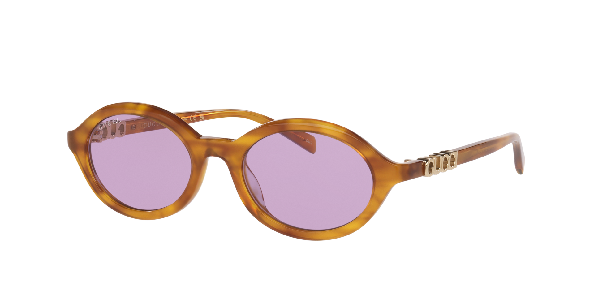 Gucci Gg2153S XS (51 - 19) with Violet lenses and Tortoise frame