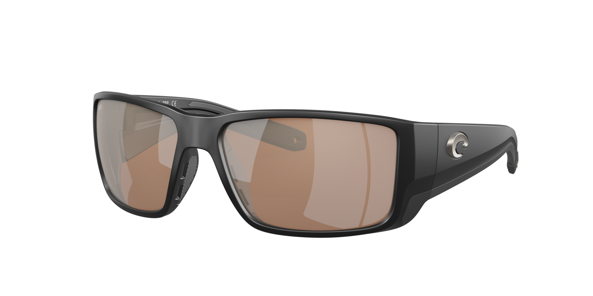 Costa Man Sunglass Blackfin PRO -  Frame color: Matte Black, Lens color: Copper Silver Mirror