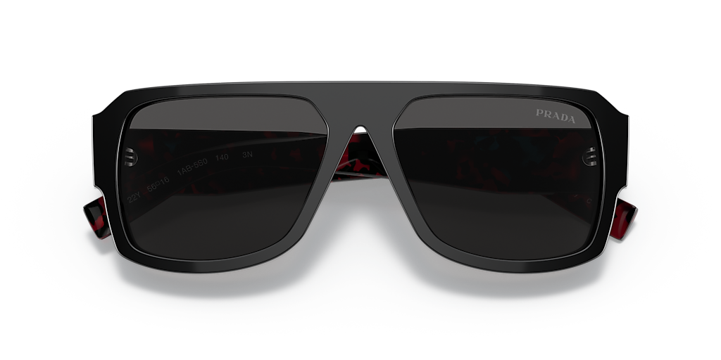 Prada PR 22YS M (56 - 16) with Grey lenses and Black frame
