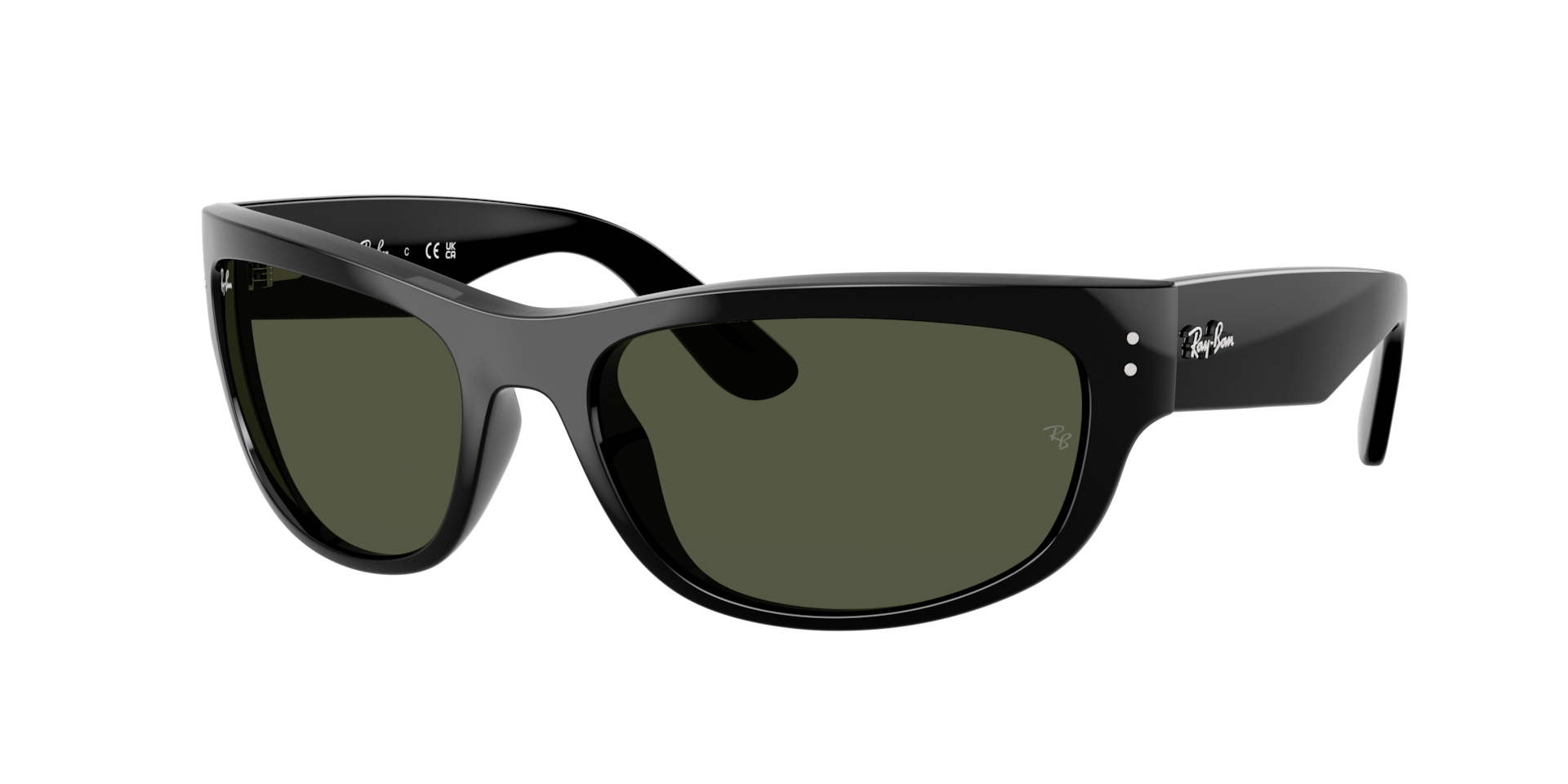 Ray-Ban Mega Balorama XL (63 - 19) with Green lenses and Black