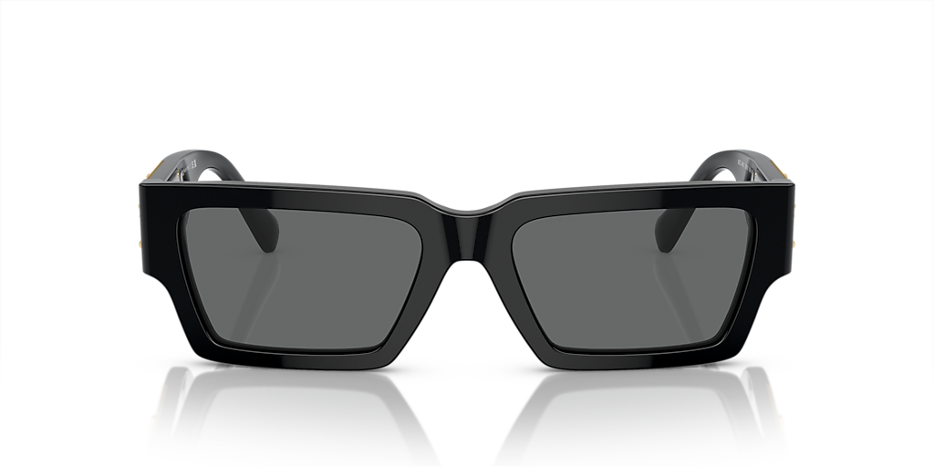 Versace VE4459 S (54 - 18) with Grey lenses and Black frame