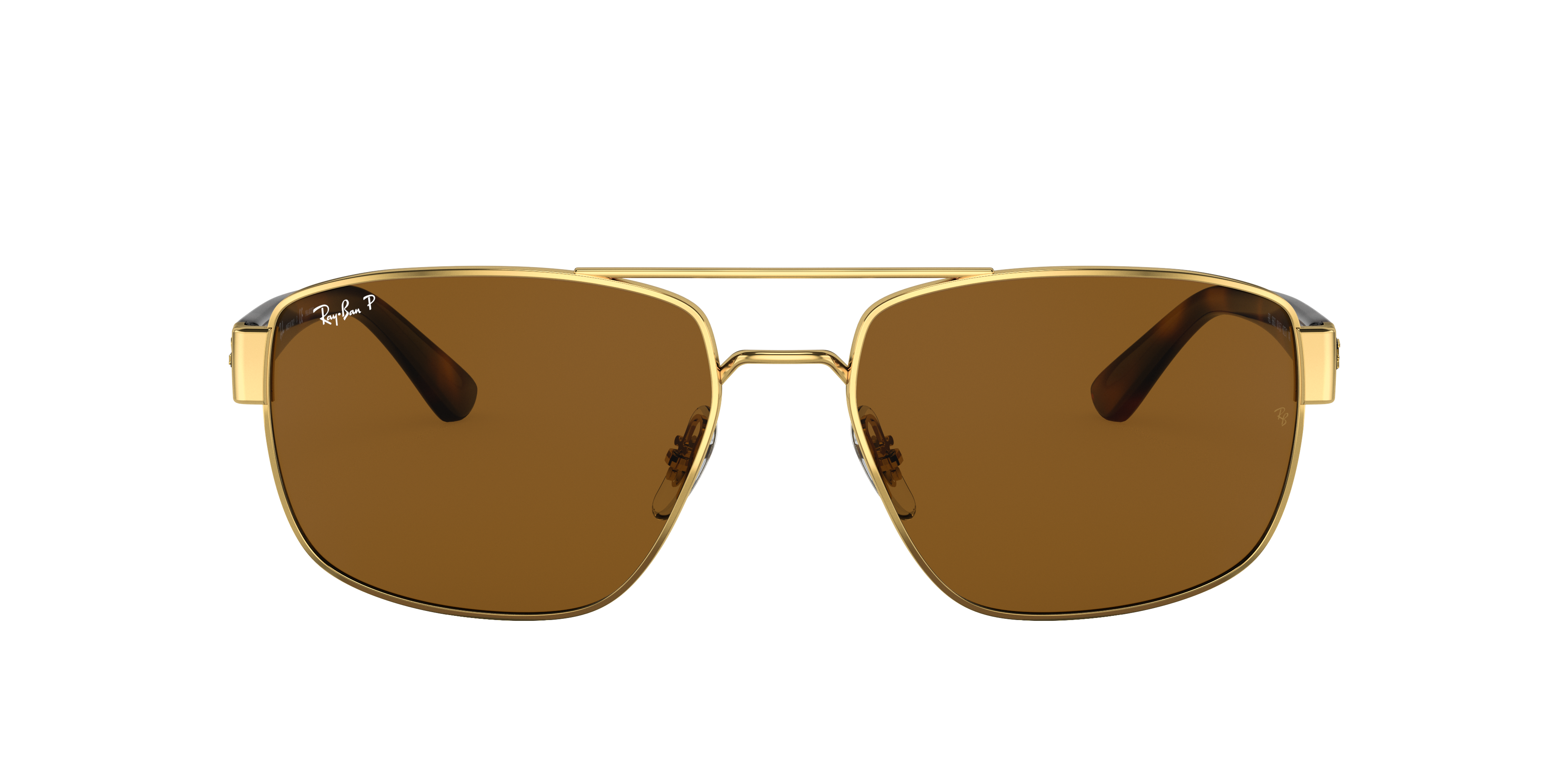 Ray-Ban RB3663 XL (60 - 17) with Brown lenses and Gold frame