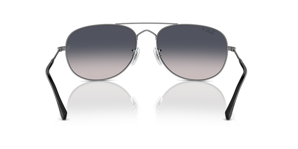 Ray-Ban Bain Bridge XL (57 - 17) with Blue lenses and Grey frame