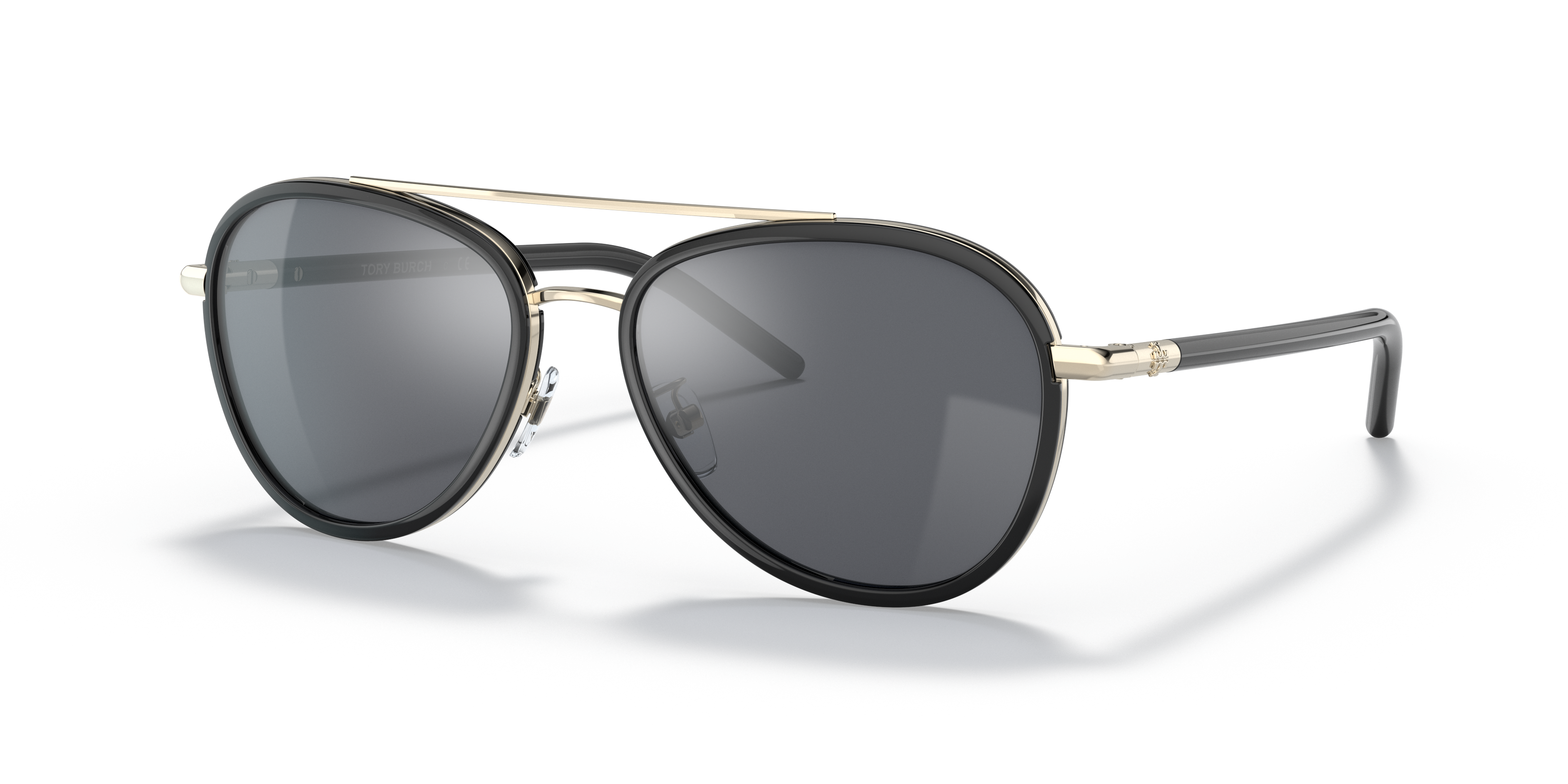 Tory Burch TY6089 XXL (57 - 17) with Grey lenses and Black frame