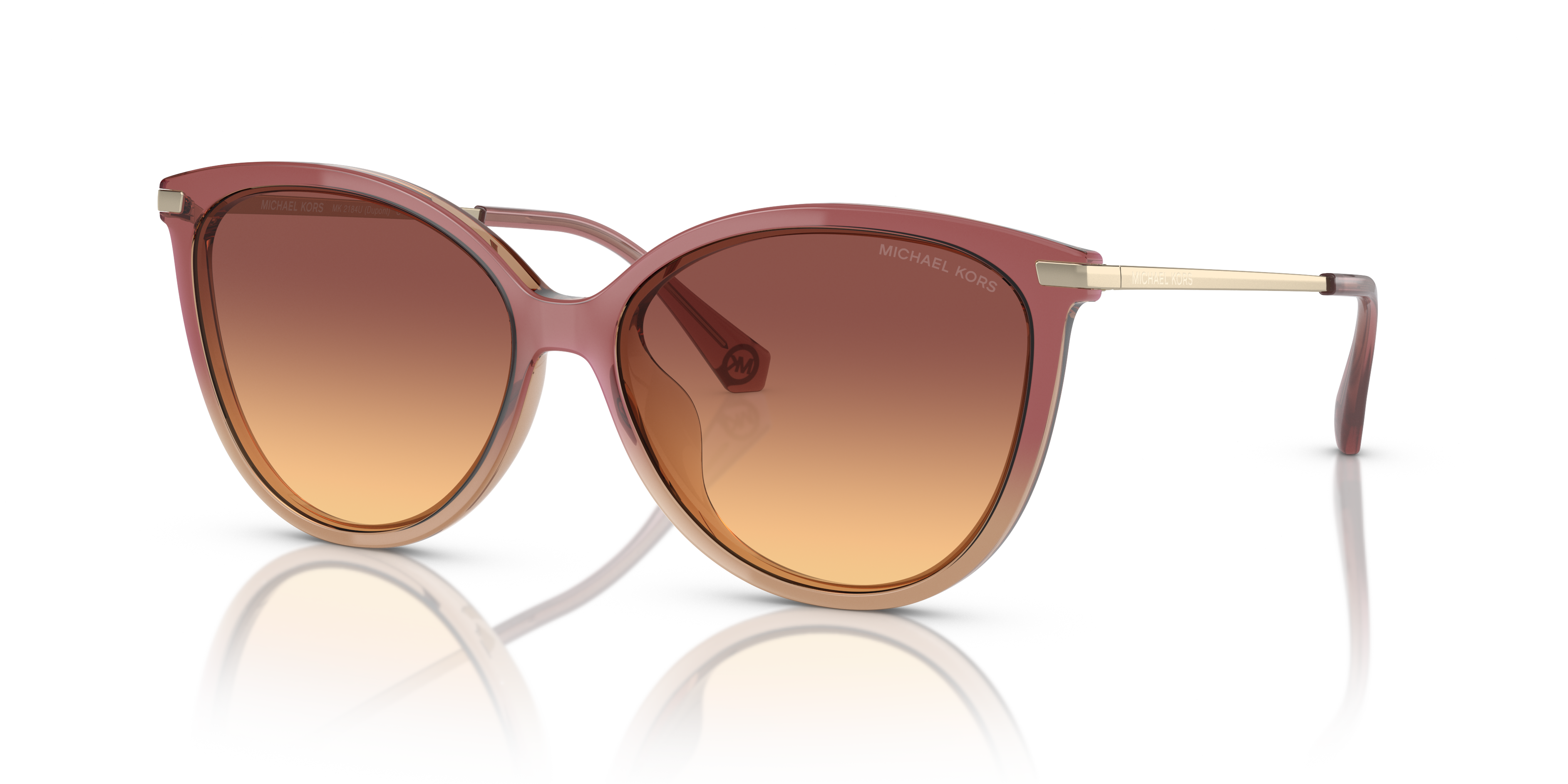 Michael Kors Dupont XL (58 - 15) com Lentes Violeta e Armação Rosa