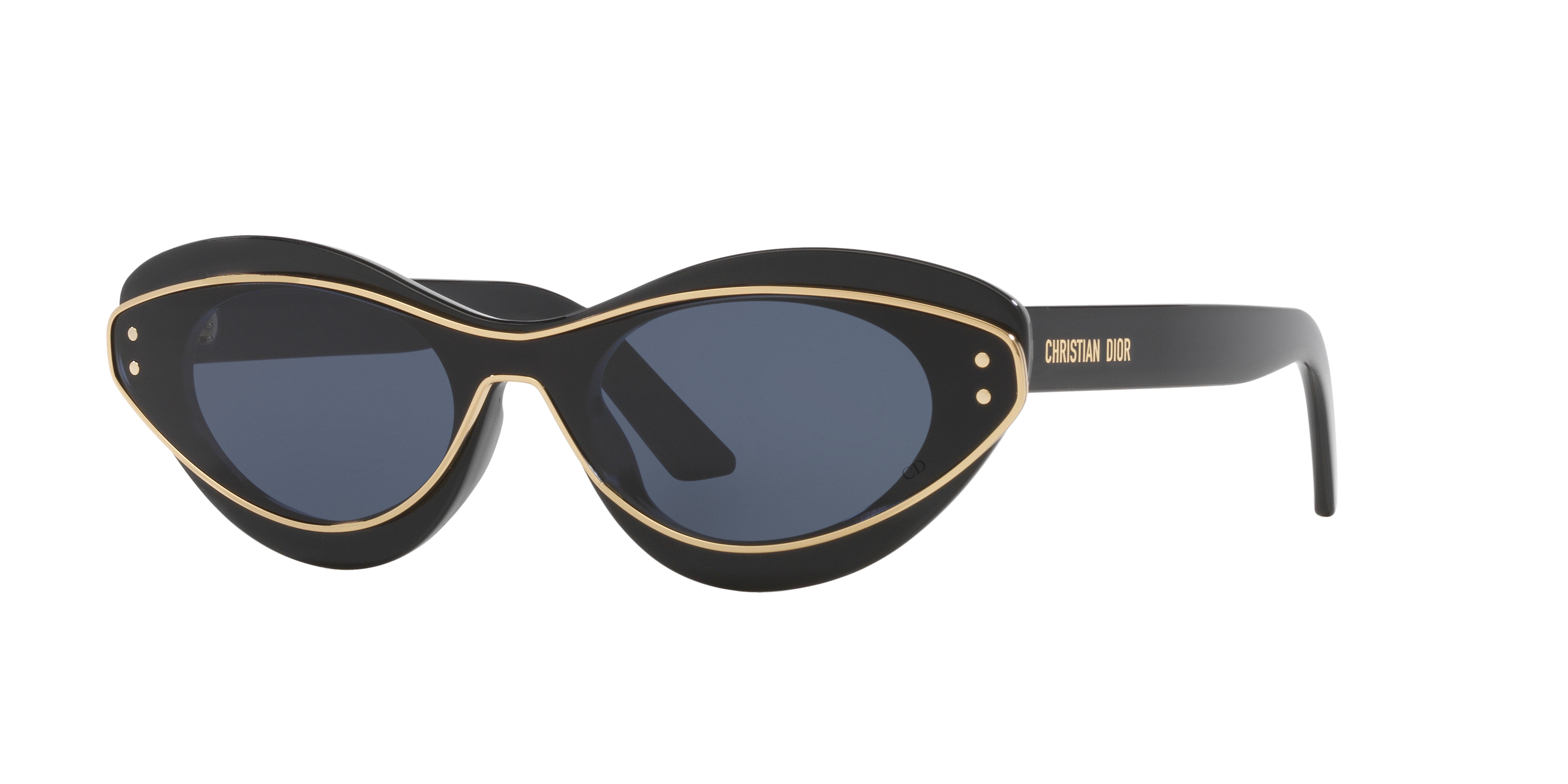 DIOR Woman Sunglass Diormeteor B1I CD40167I -  Frame color: Black, Lens color: Blue