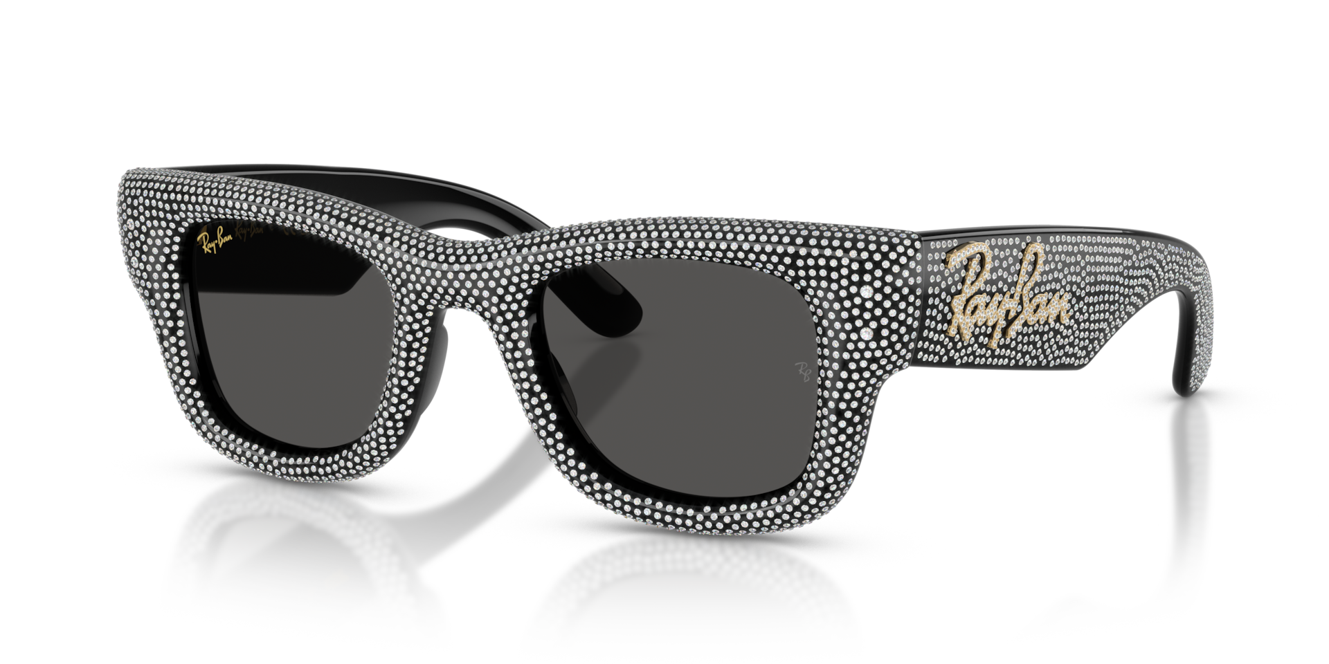RB4940BP Wayfarer Puffer Crystal Pavè Edition