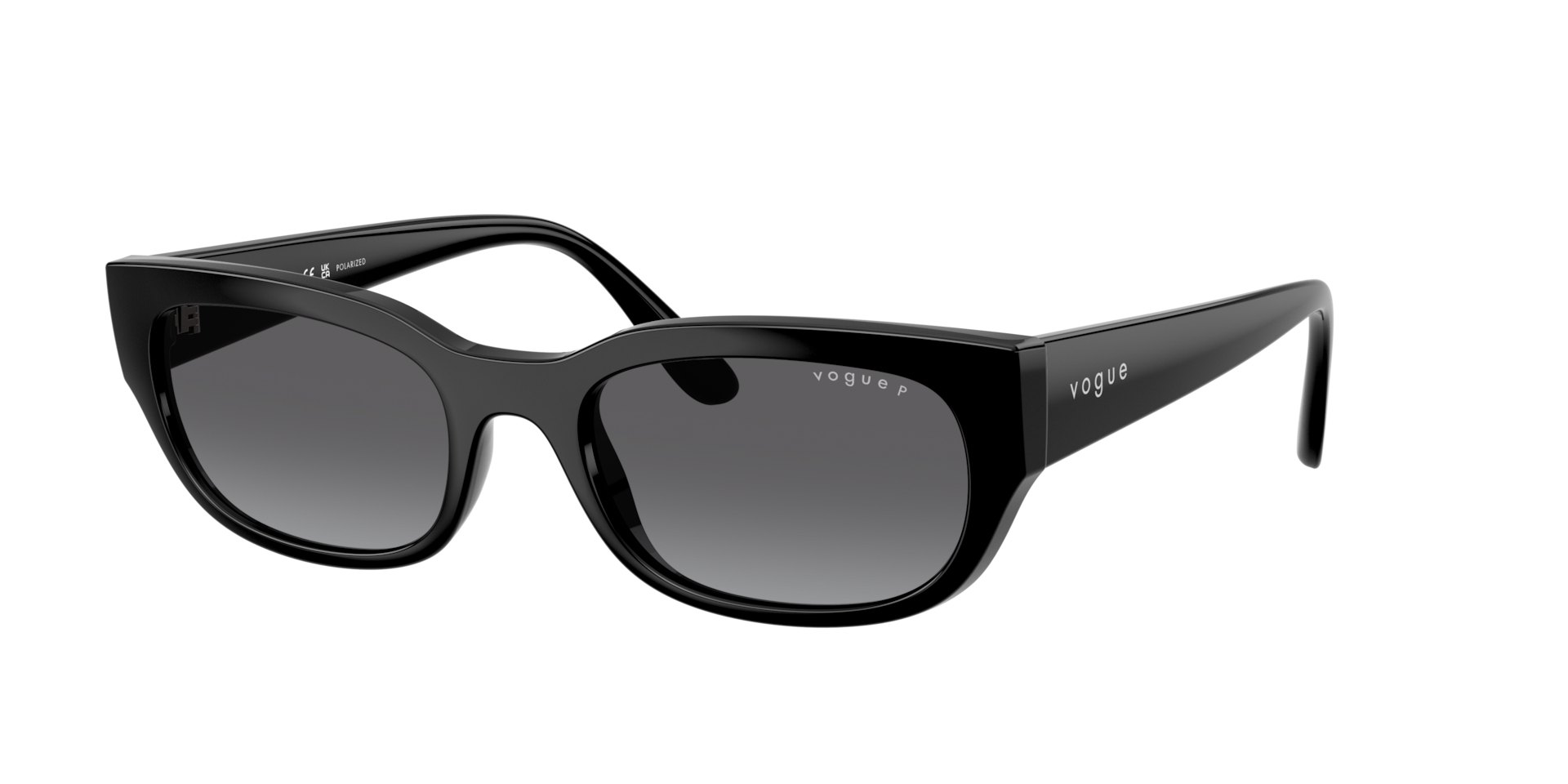 Vogue Eyewear Woman Sunglass VO5669S -  Frame color: Black, Lens color: Gradient Grey Polarized