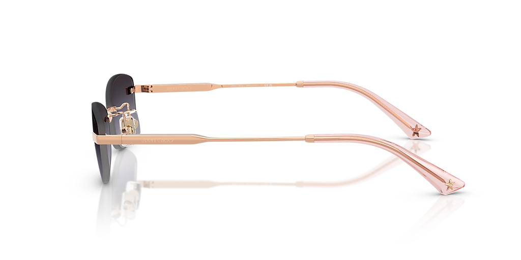 Jimmy Choo JC4013D L (57 - 17) con Cristales Gris y Montura Rosa
