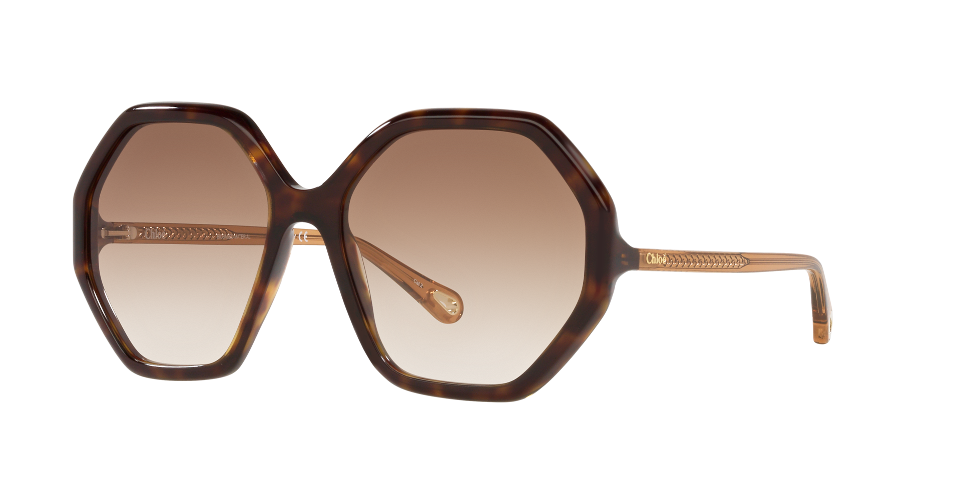 Chlo Unisex Sunglass CH0008S - Couleur du Monture Noir Couleur de Lentille Dgrad marron 145 €