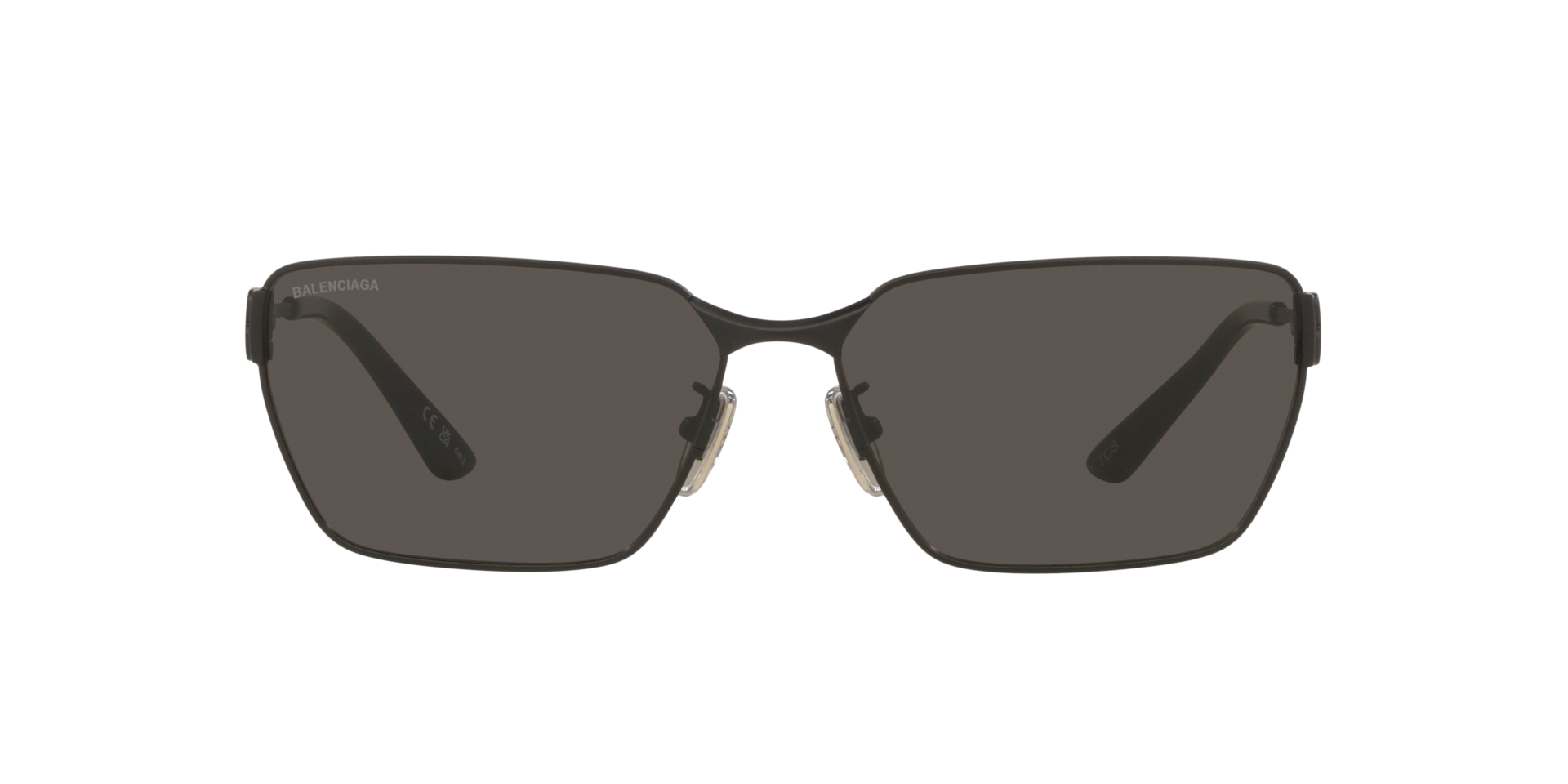 Balenciaga BB0374SK XXL (63 - 15) with Grey lenses and Black frame