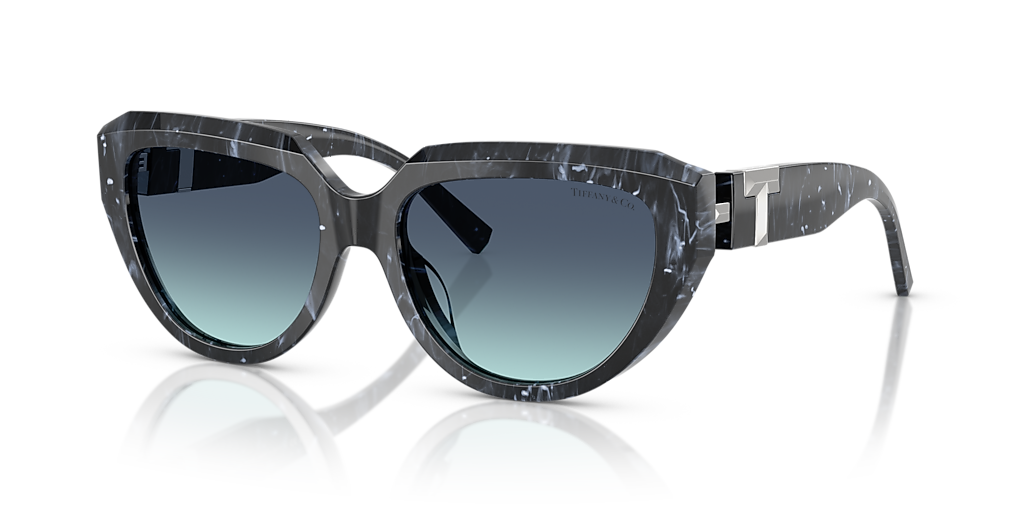 Tiffany & Co. TF4238U L (55 - 17) with Blue lenses and Black frame