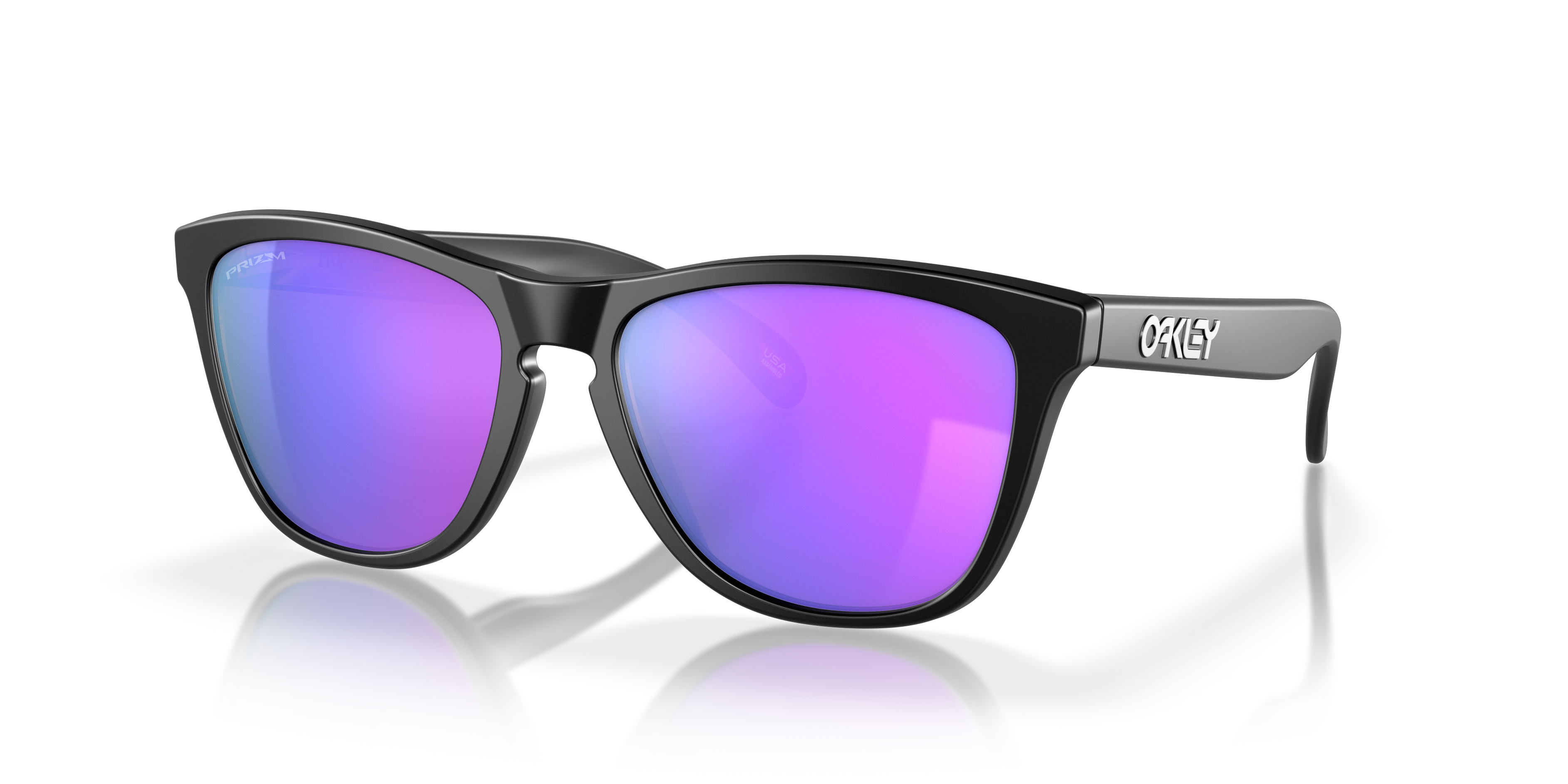 Oakley Frogskins™ XL (55 - 17) with Violet lenses and Black frame