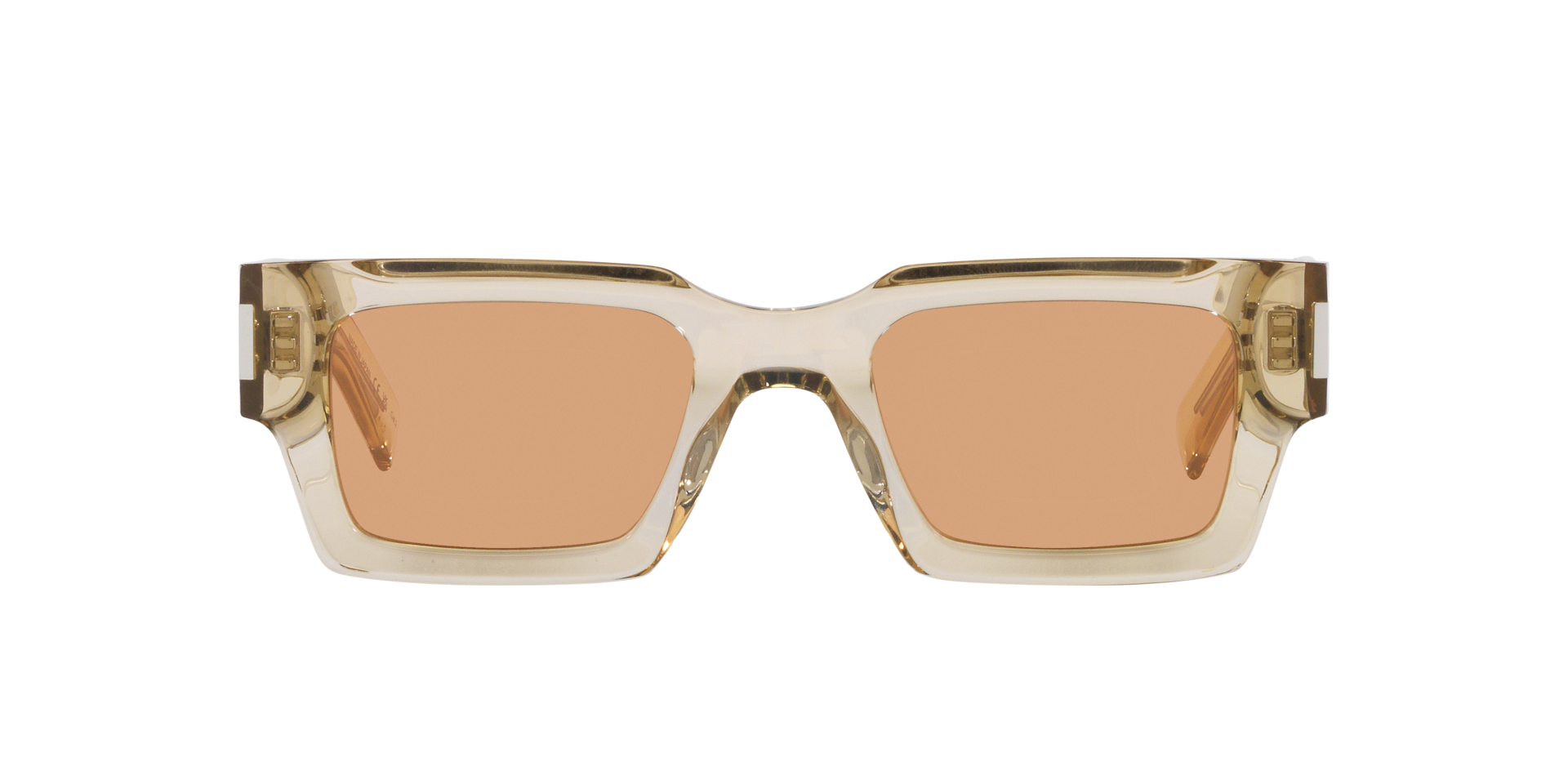 Saint Laurent SL 572 S (50 - 22) with Brown lenses and Yellow