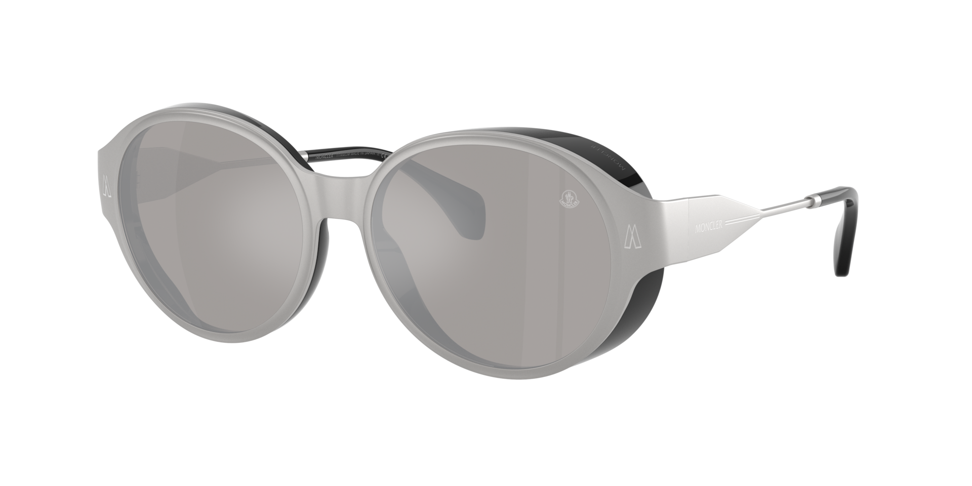 Moncler ME4005T AUROS L (54 - 16) with Silver lenses and Silver
