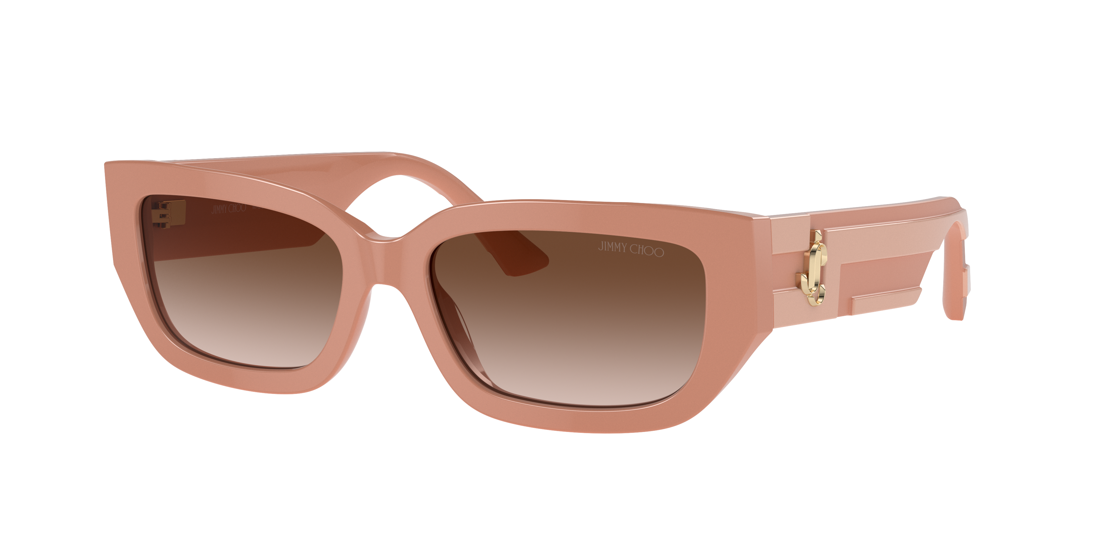 Jimmy Choo JC5017 M (55 - 17) with Brown lenses and Pink frame