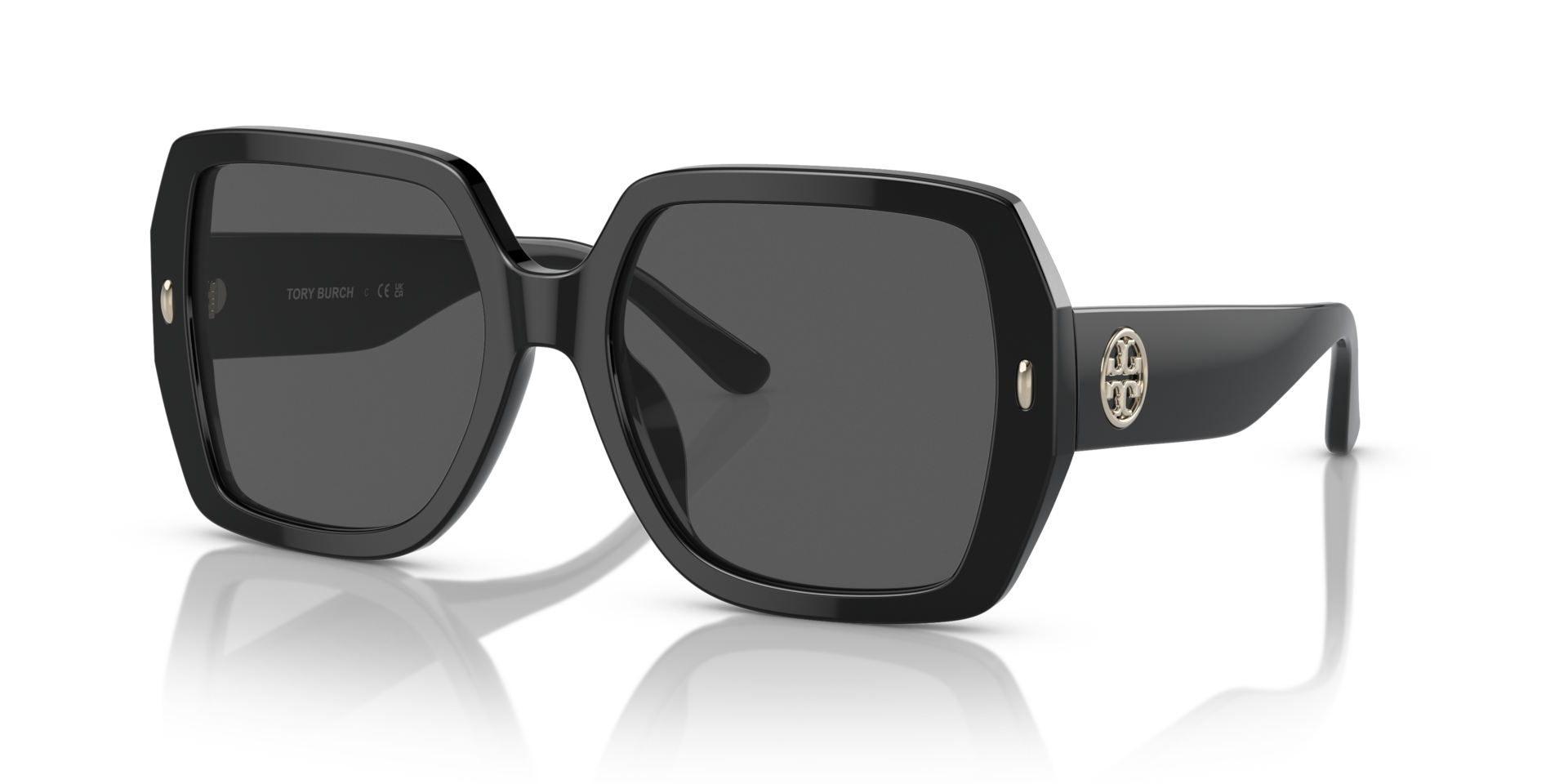 Tory Burch TY7191U M (54 - 18) with Grey lenses and Black frame