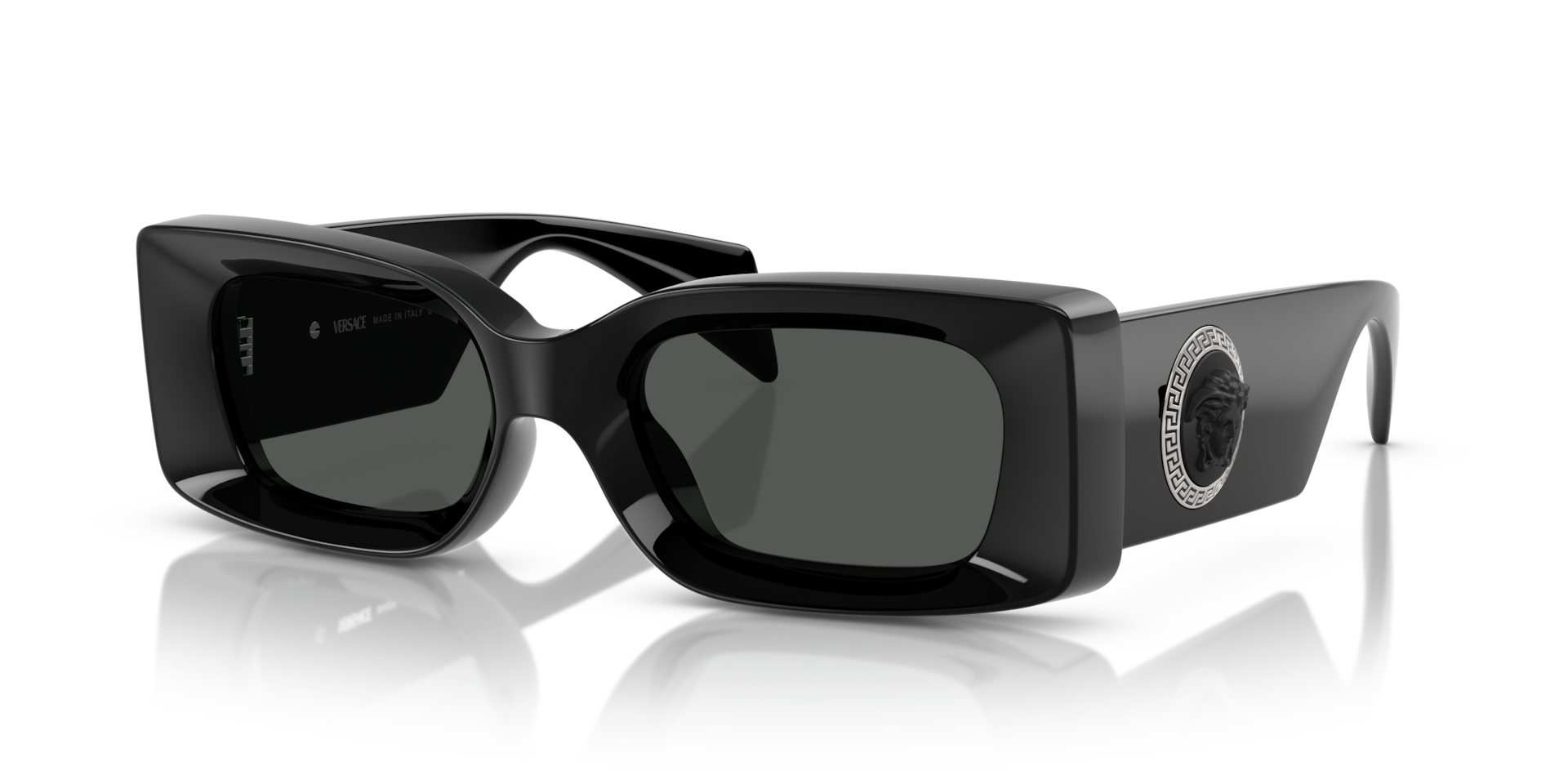 Versace VE4474U M (52 - 20) with Grey lenses and Black frame