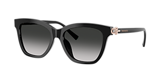 Tiffany & Co. TF4148 M (54 - 17) with Brown lenses and Black frame