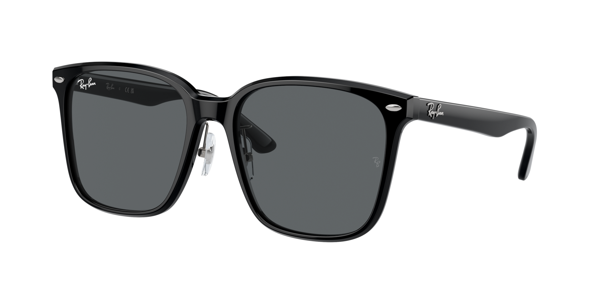 週末お値下げ　Ray-Ban RB2206D 901/87ブラック Ray-Ban RB2206D L (57 - 18) with Grey lenses and Black frame