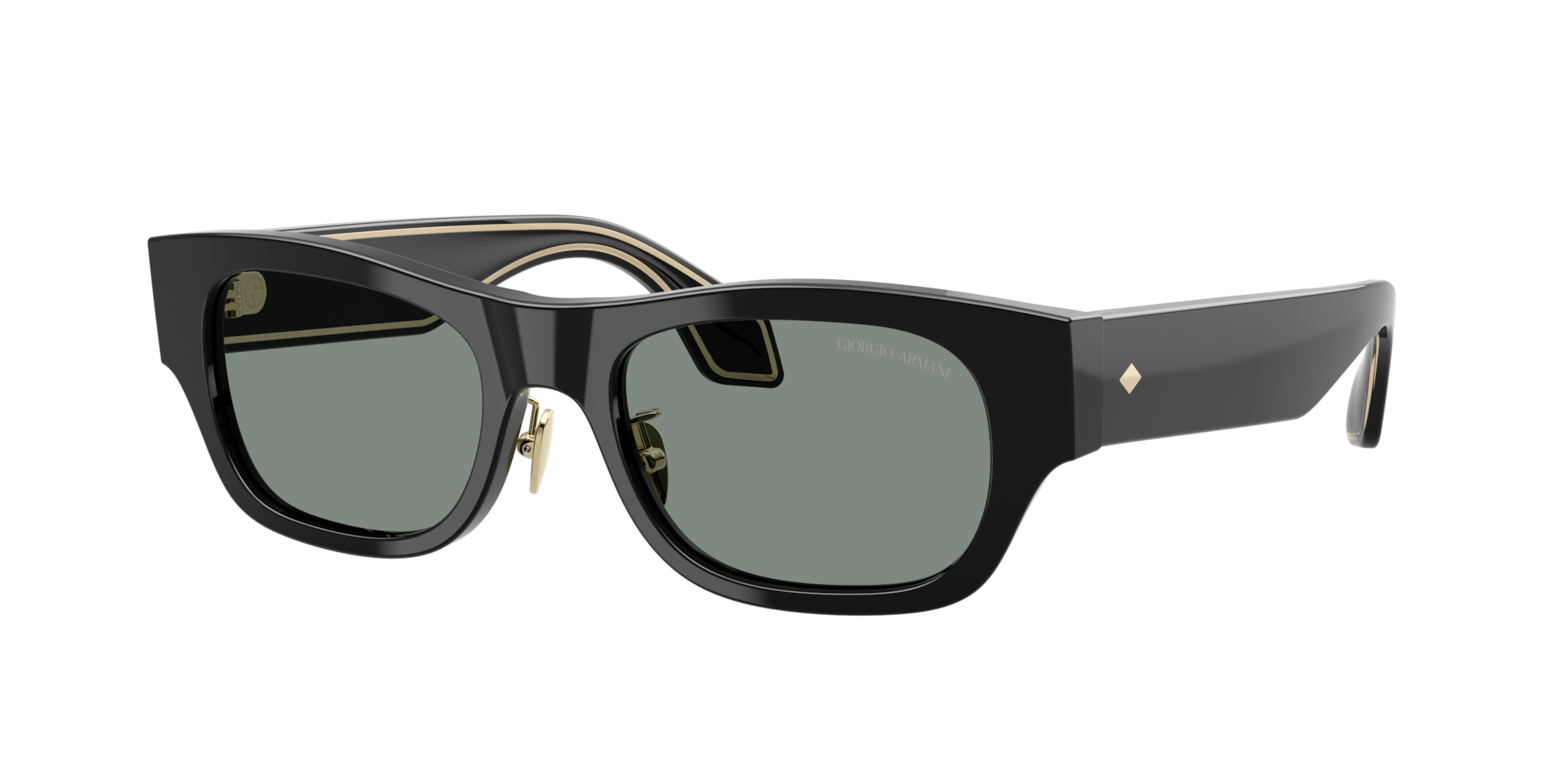 Giorgio Armani Man Sunglass AR8224 -  Frame color: Black, Lens color: Grey