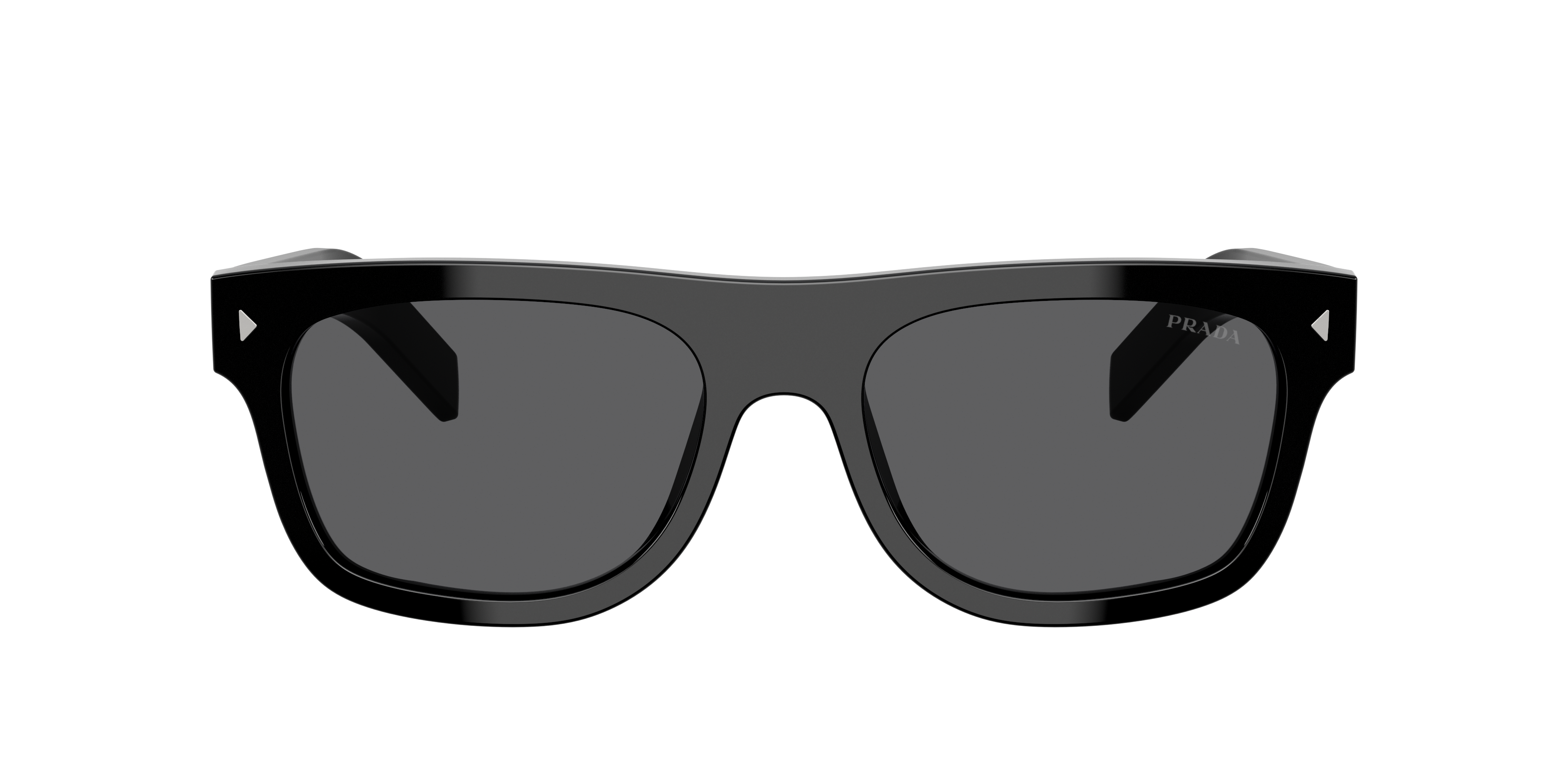 Prada PR B12S L (55 - 19) with Grey lenses and Black frame
