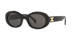 Celine CL4003IN XXS (48 - 23) with Grey lenses and Black frame
