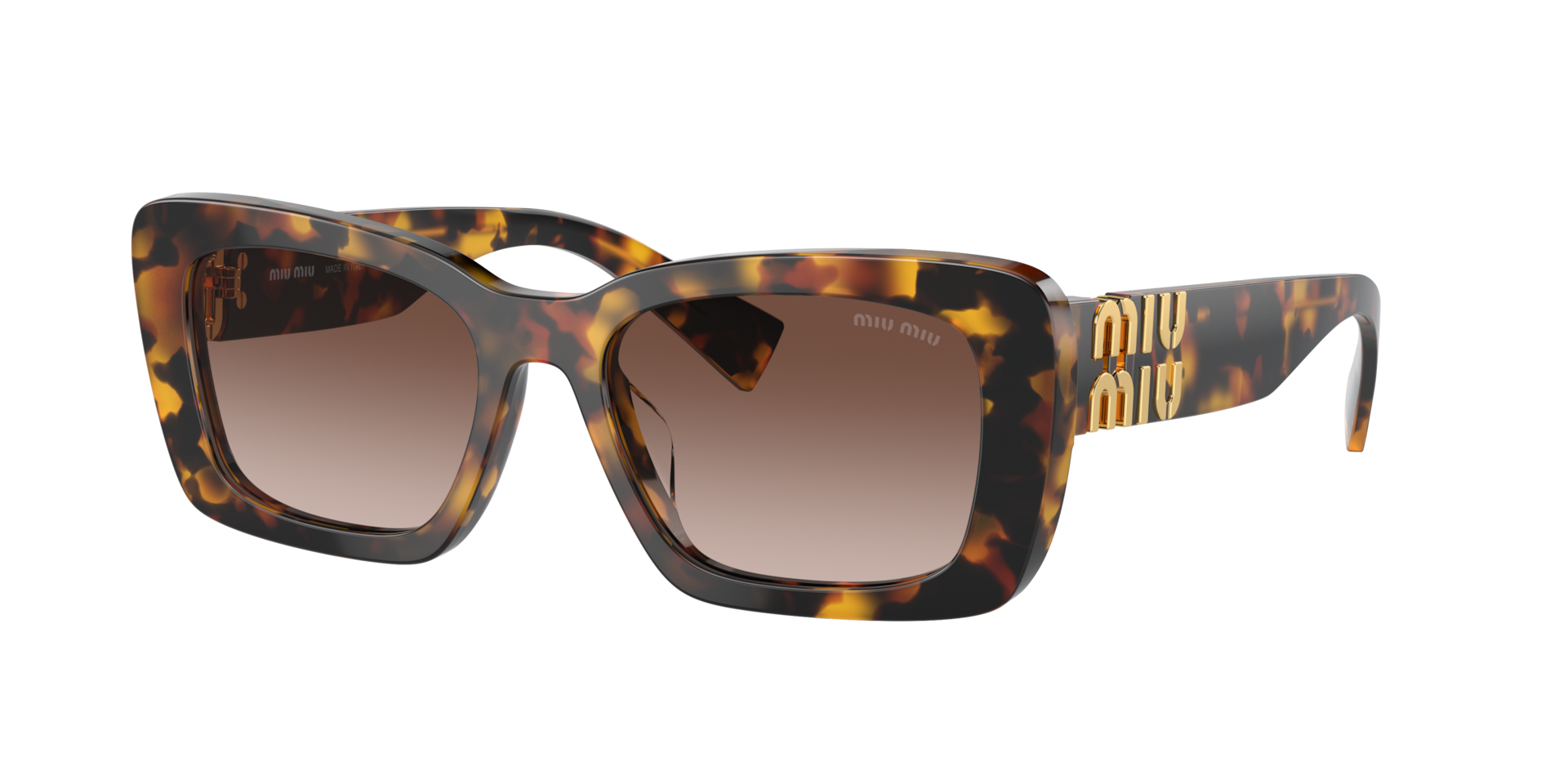 Miu Miu Femme Sunglass MU 07YS - Couleur du Monture Havana Miel Couleur de Lentille Dgrad marron 245 €