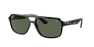 Ray-Ban Wayfarer Folding Classic L (50 - 22) with Green lenses and