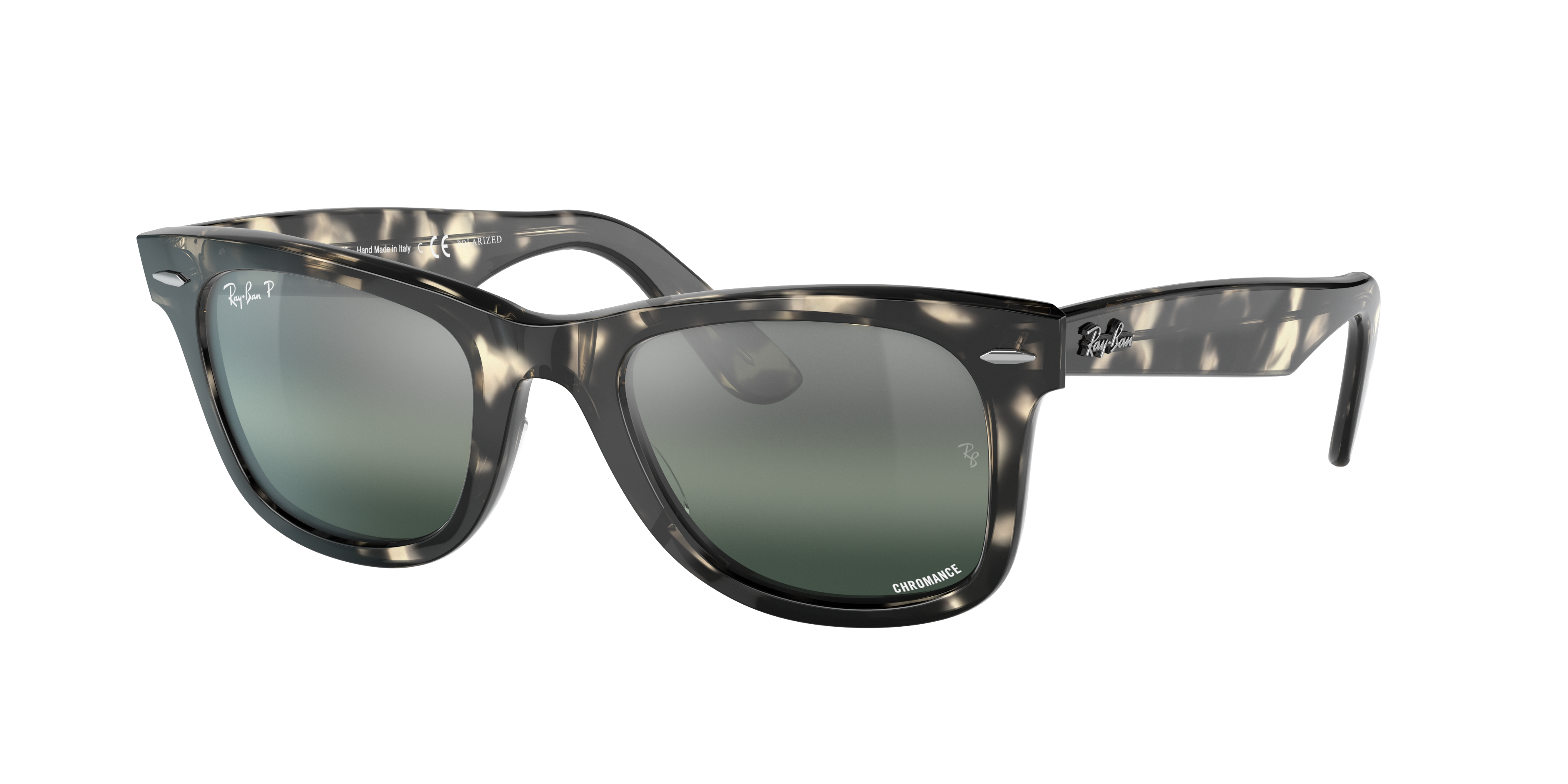 Ray-Ban Original Wayfarer Polarized+ Lenses L (50 - 22) with Blue