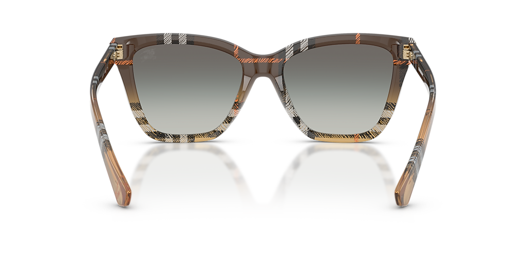 Burberry BE4470F L (54 - 18) with Grey lenses and Brown frame