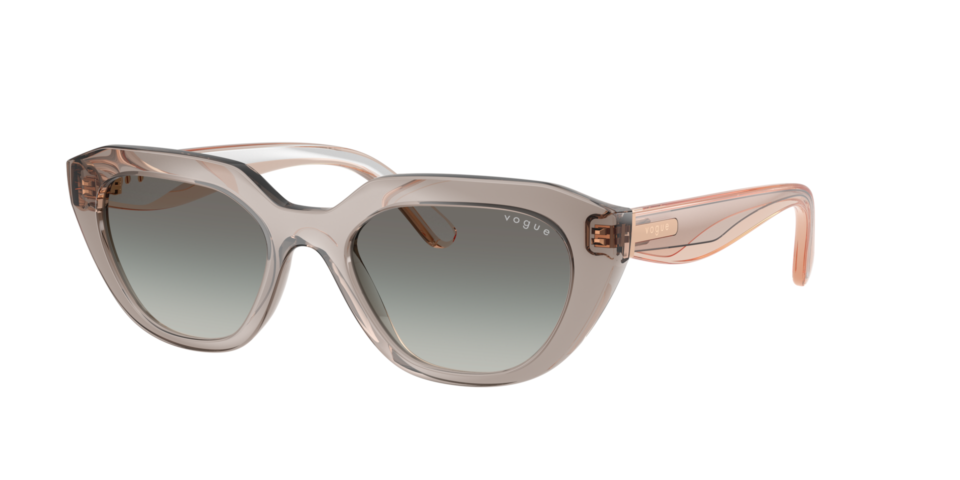 Vogue Eyewear Grey Vo5711s 330111 Woman Sunglasses Nylon Geometric Normal Nuanced - Image 2