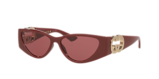 Gucci GG0528S XXL (63 - 14) with Green lenses and Pink frame