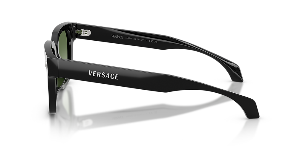 Versace VE4510U GB1/8E Unisex Square Sunglasses – Black / Green Sunglasses Versace VE4510U - Mia Burton main image 3