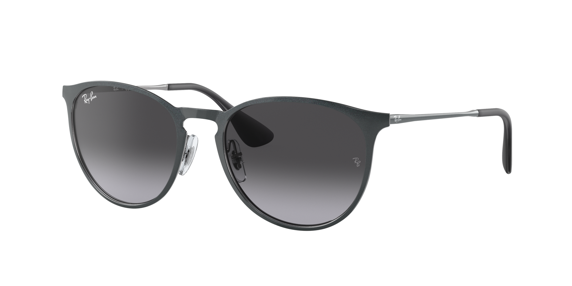 Ray-Ban Woman Sunglass Erika Metal -  Frame color: Grey, Lens color: Grey Gradient