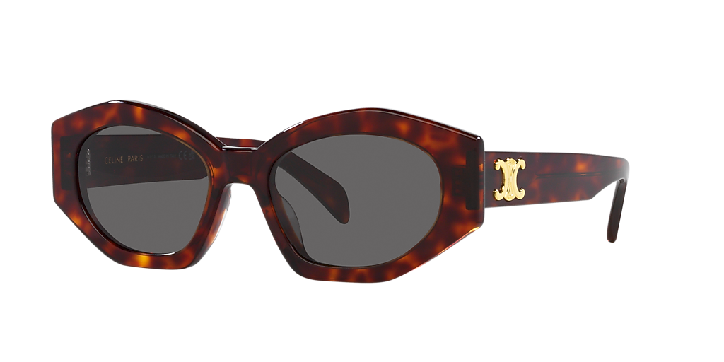 Celine CL40238U XL (55 - 19) with Blue lenses and Tortoise frame