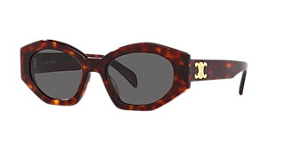 Celine Triomphe CL40282U XS (53 - 18) with Grey lenses and