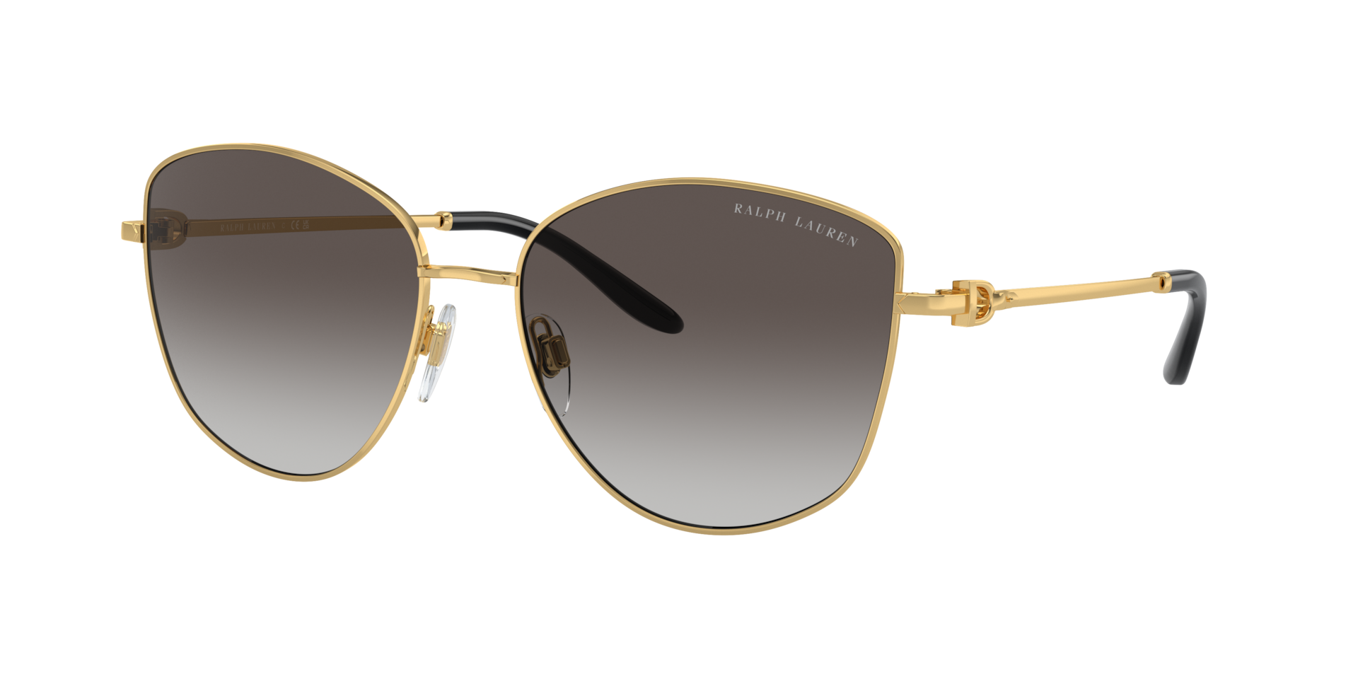 Ralph Lauren Woman Sunglass The Vivienne -  Frame color: Gold, Lens color: Gradient Grey