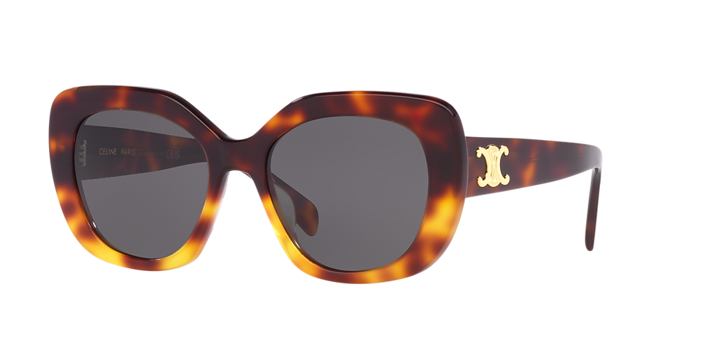 Celine CL40226U L (55 - 19) with Grey lenses and Tortoise frame