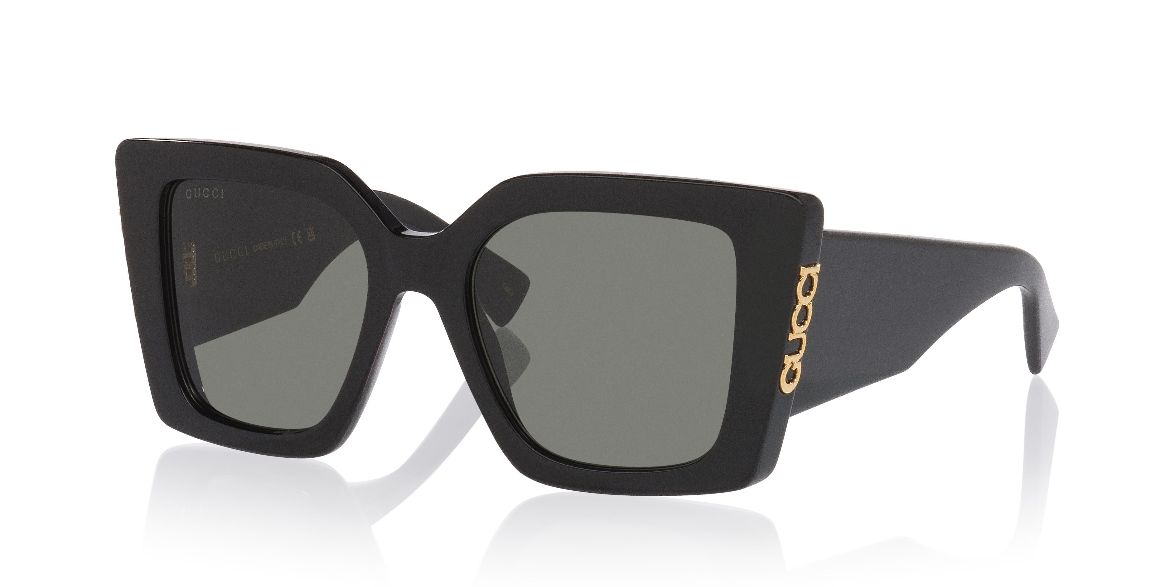 Gucci Gg2039S XS (51 - 19) with Grey lenses and Black frame