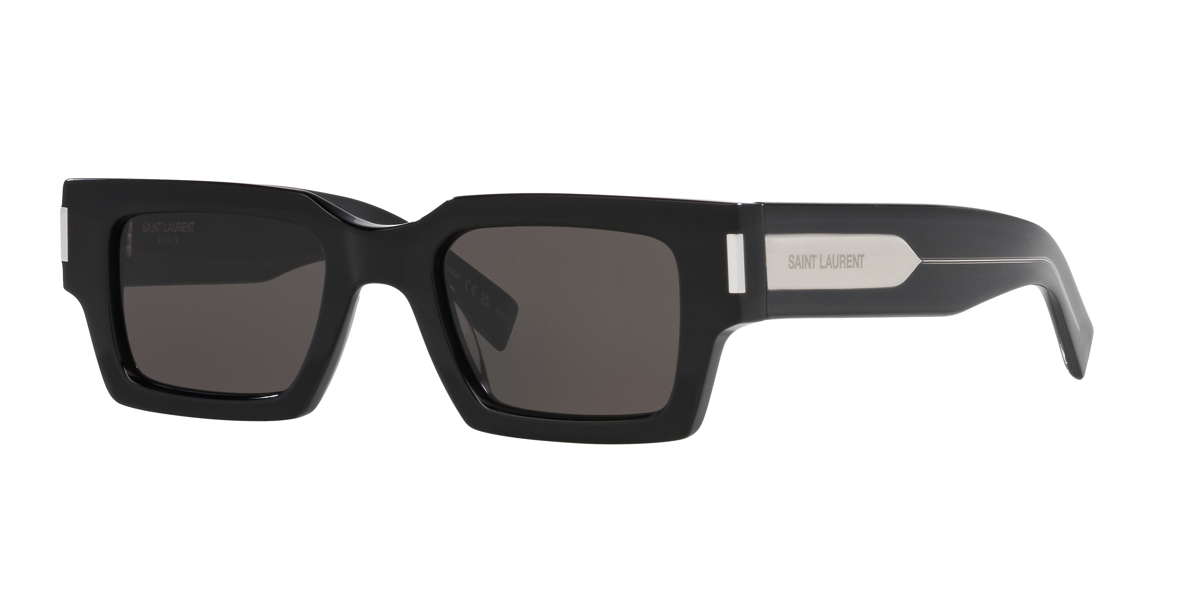 Saint Laurent SL 572 S (50 - 22) with Grey lenses and Black frame