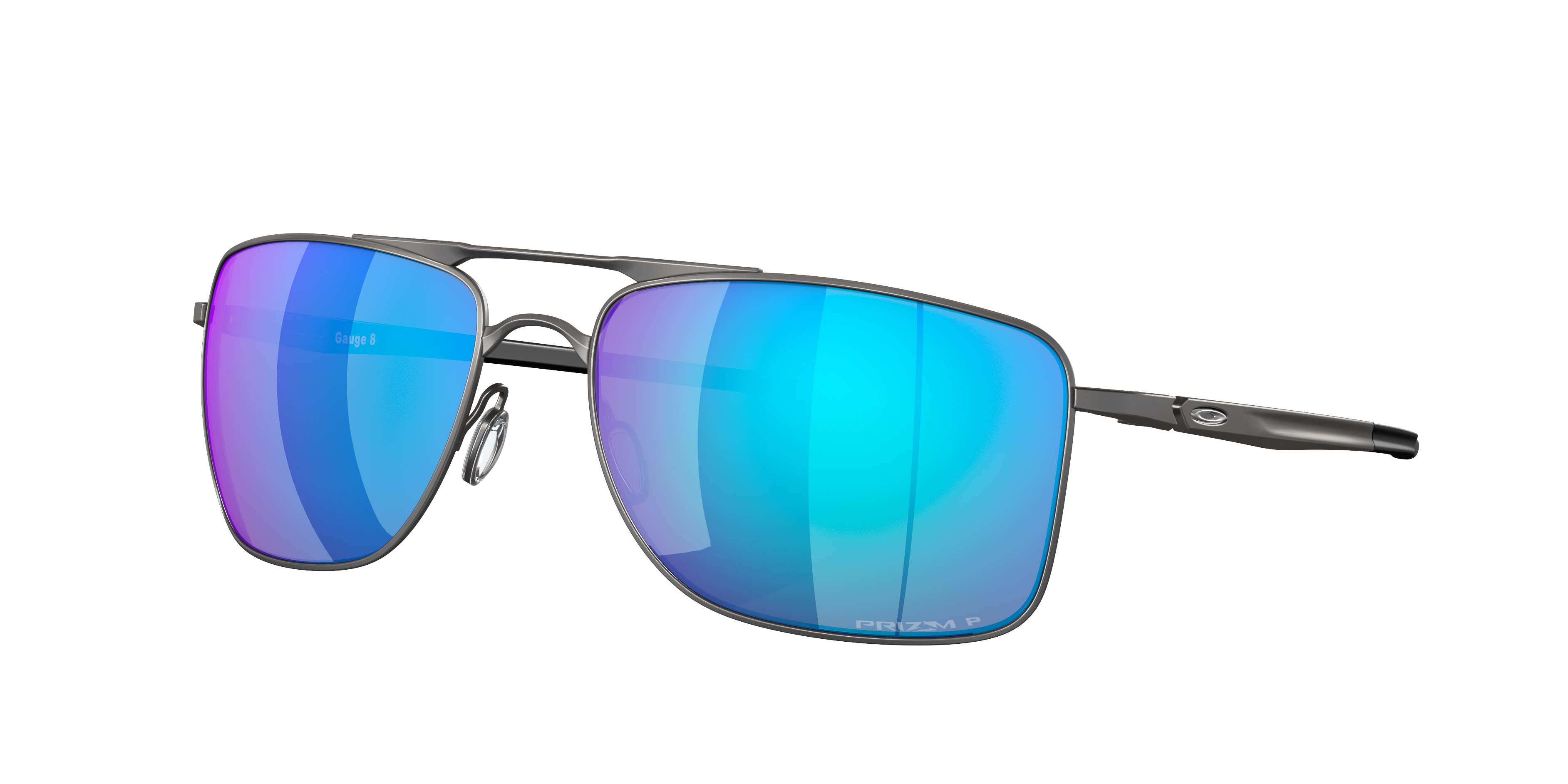 象 Oakley Gauge 8 XXL (62 - 17) with Blue lenses and Grey frame