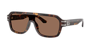 Dolce&Gabbana DG4507 L (0 - 127) com Lentes Marrom e Armação