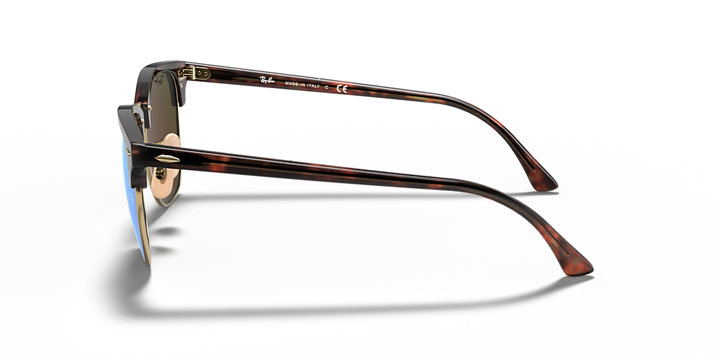 Ray-Ban Clubmaster Flash Lenses L (51 - 21) with Blue lenses and
