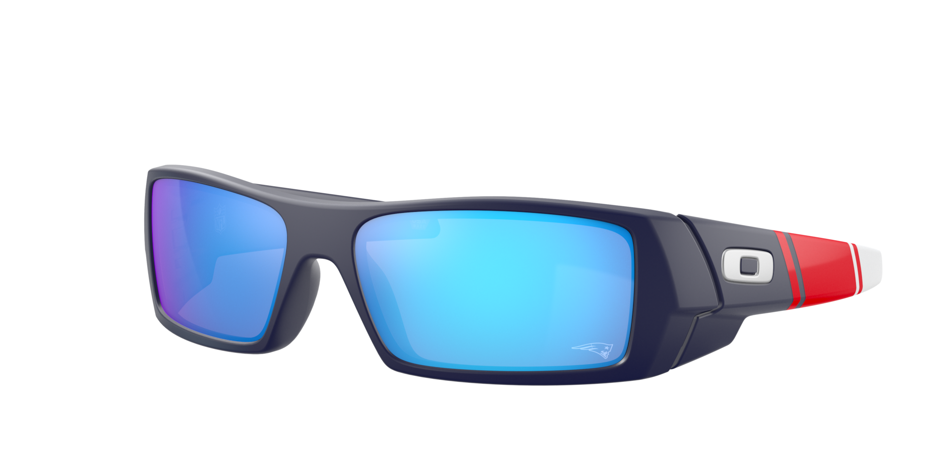 Oakley Mann Sunglass New England Patriots Gascan® - Rahmenfarbe: Matt Marineblau, Linsenfarbe: Prizm Sapphire